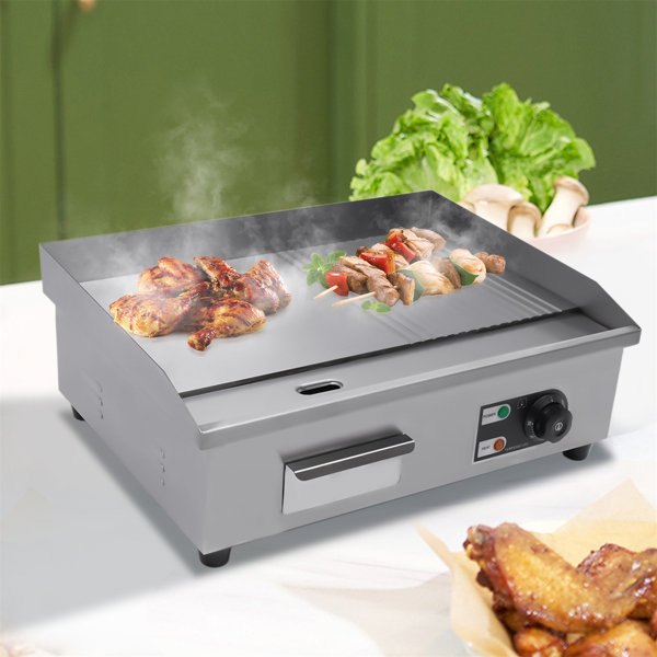 YINXIER Commercial Griddle Electric Flat Top Grill Wayfair